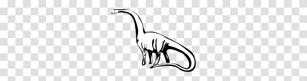 Black And White Clipart Dinosaur, Animal, Reptile, Bird, Smoke Pipe Transparent Png