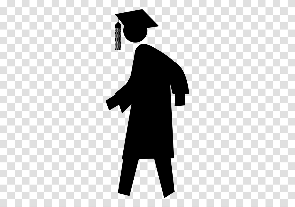 Black And White Clipart Graduation Ceremony Academic Degree, Gray, World Of Warcraft Transparent Png