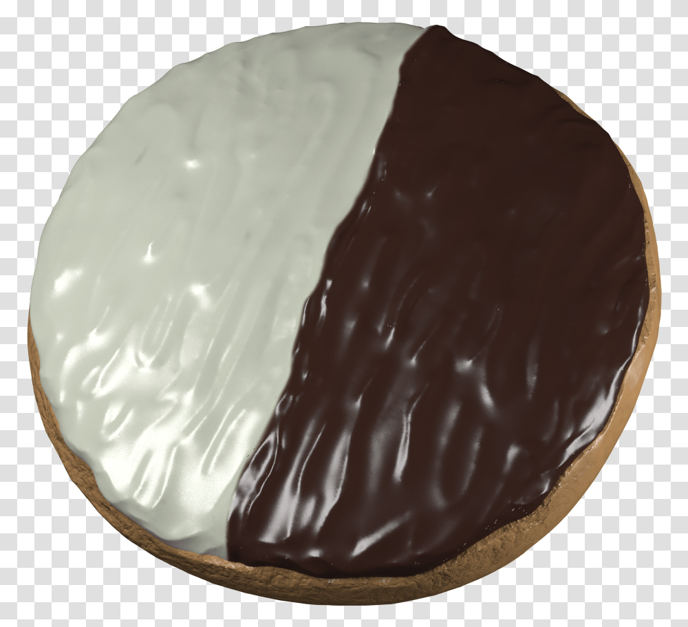 Black And White Cookie Chocolate, Cream, Dessert, Food, Creme Transparent Png