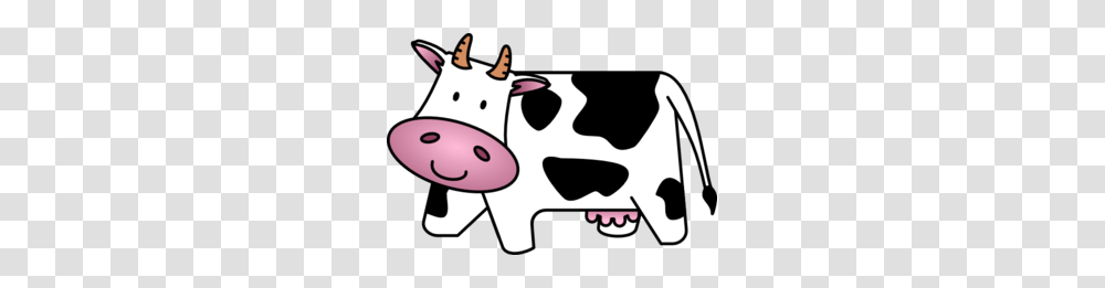 Black And White Cow Clip Art, Cattle, Mammal, Animal, Dairy Cow Transparent Png