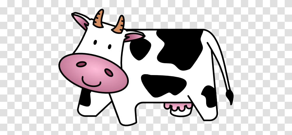 Black And White Cow Clip Art For Web, Cattle, Mammal, Animal, Dairy Cow Transparent Png
