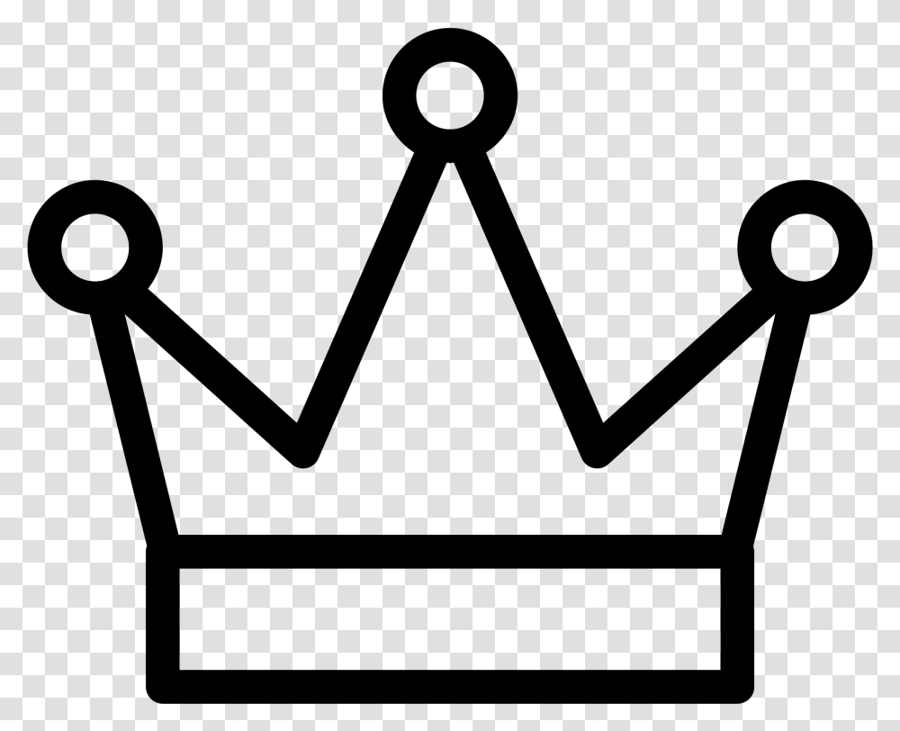 Black And White Crown Emoji Fairytale Icon, Gray, World Of Warcraft Transparent Png