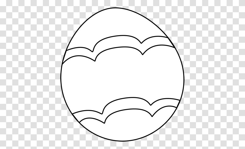Black And White Decorated Easter Egg Clip Art, Baseball Cap, Hat Transparent Png