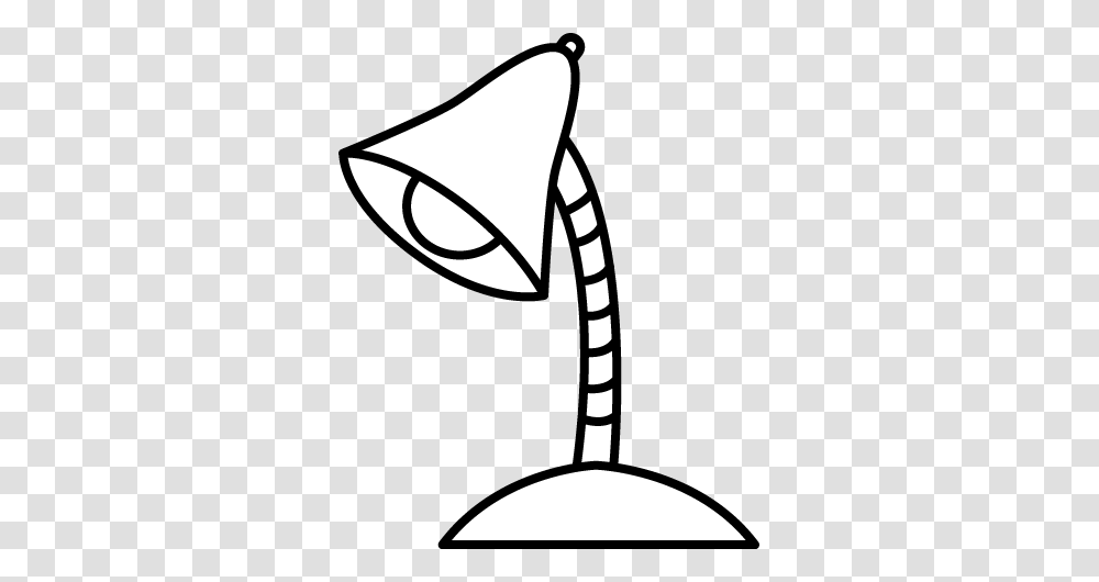 Black And White Desk Lamp Objects Nesneler White, Apparel, Axe, Tool Transparent Png