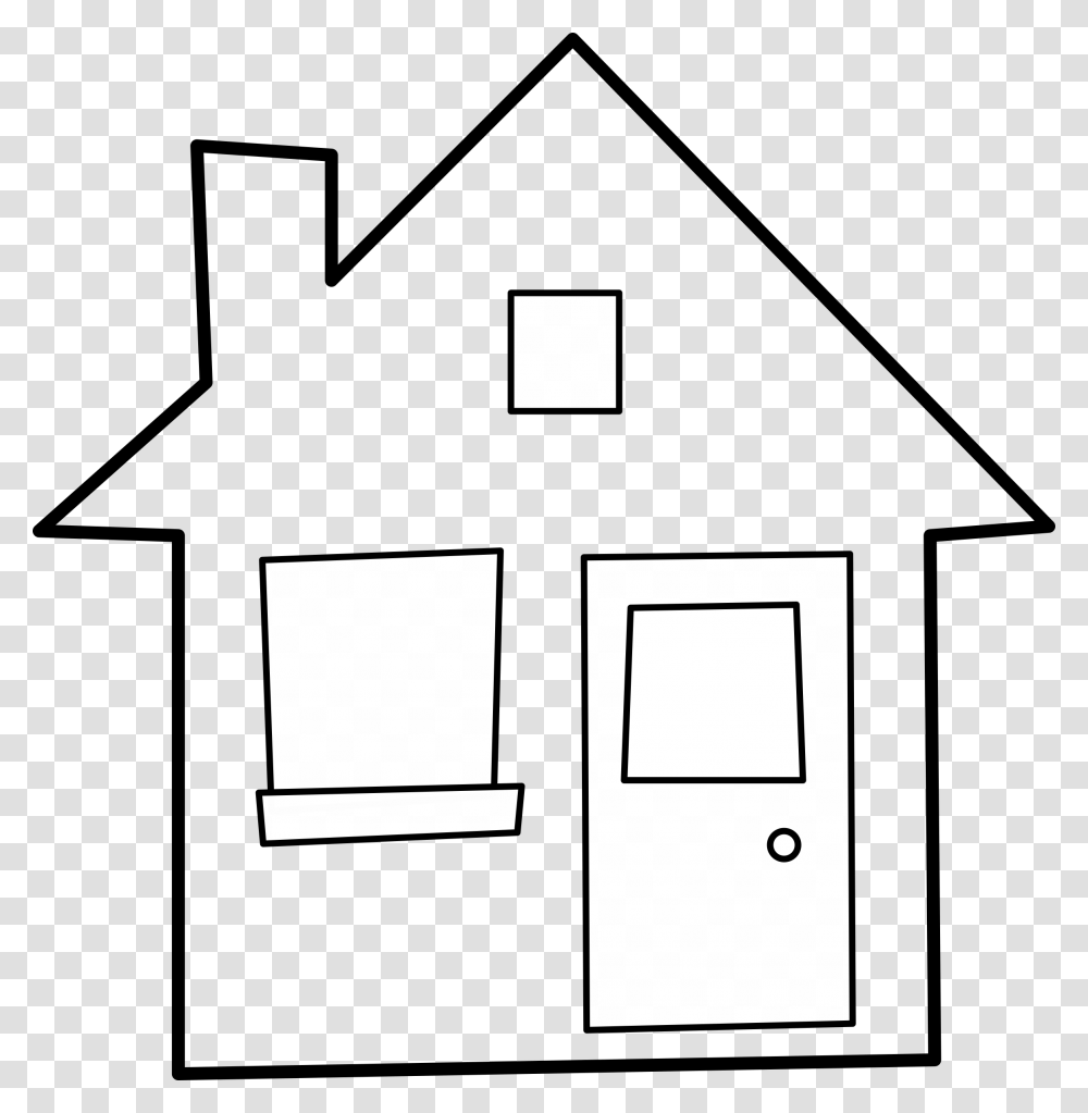 Black And White Dog House Clipart Of In Winging, Gray, Diagram, Electrical Device Transparent Png