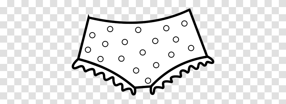 Black And White Dotted Panties Vector Image, Texture, Polka Dot, Machine, Paper Transparent Png