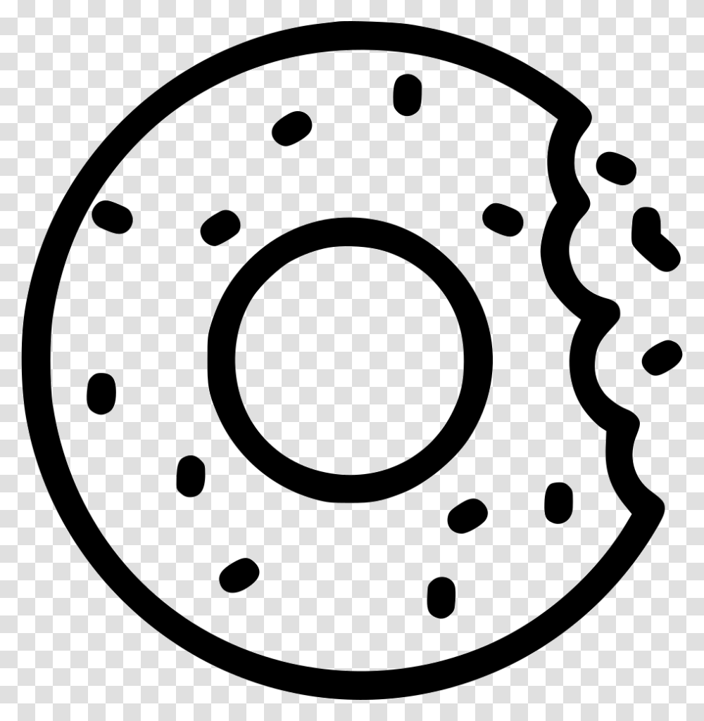 Black And White Doughnut, Rotor, Coil, Machine, Spiral Transparent Png