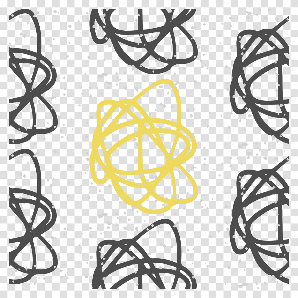 Black And White Drawing, Knot, Rope, Doodle Transparent Png