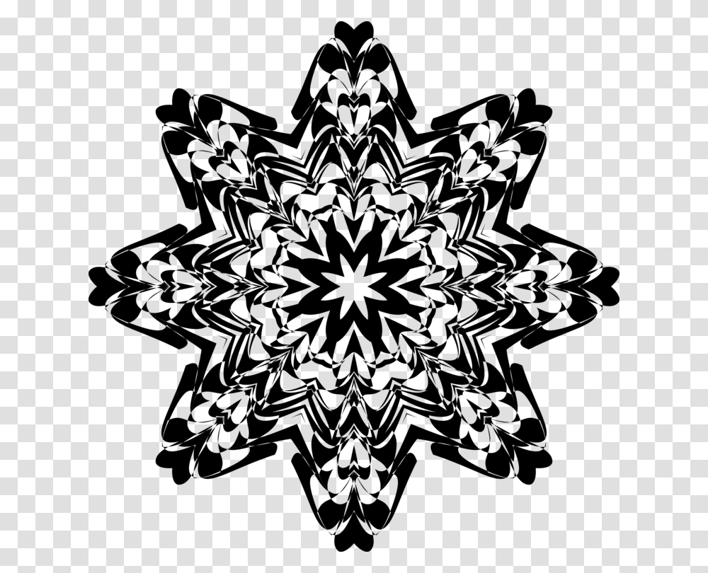 Black And White Drawing Monochrome Mandala, Gray, World Of Warcraft Transparent Png