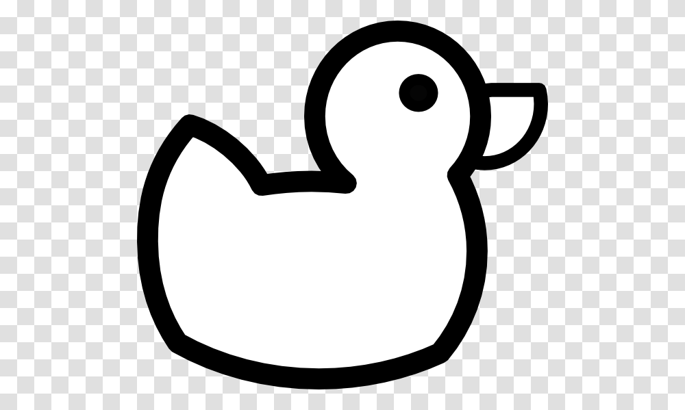Black And White Duck Clipart Clip Art Images, Stencil, Bird, Animal, Penguin Transparent Png