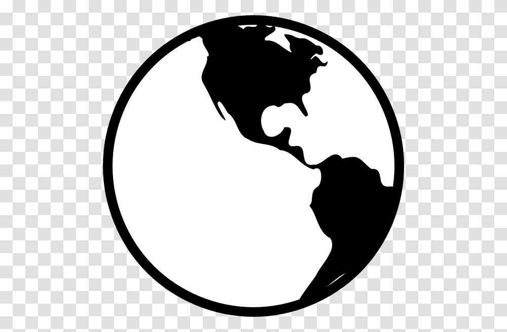 Black And White Earth, Astronomy, Outer Space, Universe, Planet Transparent Png