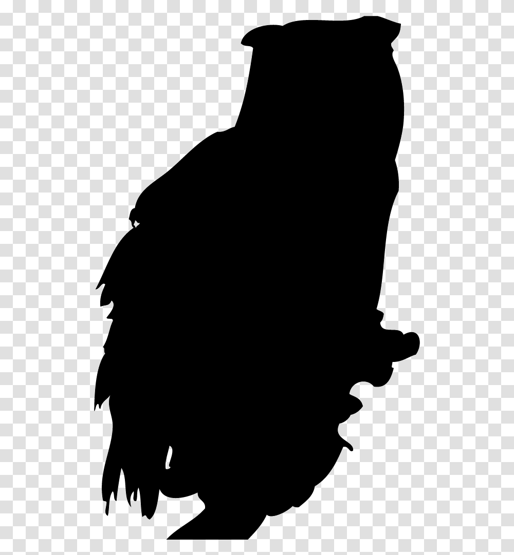 Black And White Eastern Screech Owl, Outdoors, Silhouette, Nature, Leisure Activities Transparent Png