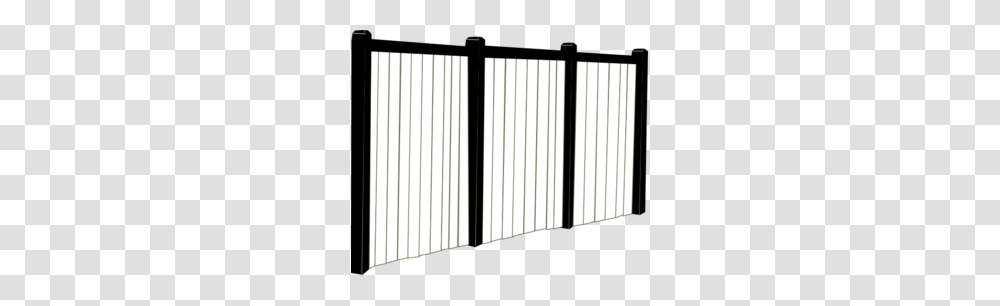 Black And White Fence Clip Art, Door, Gate, Silhouette, Sliding Door Transparent Png