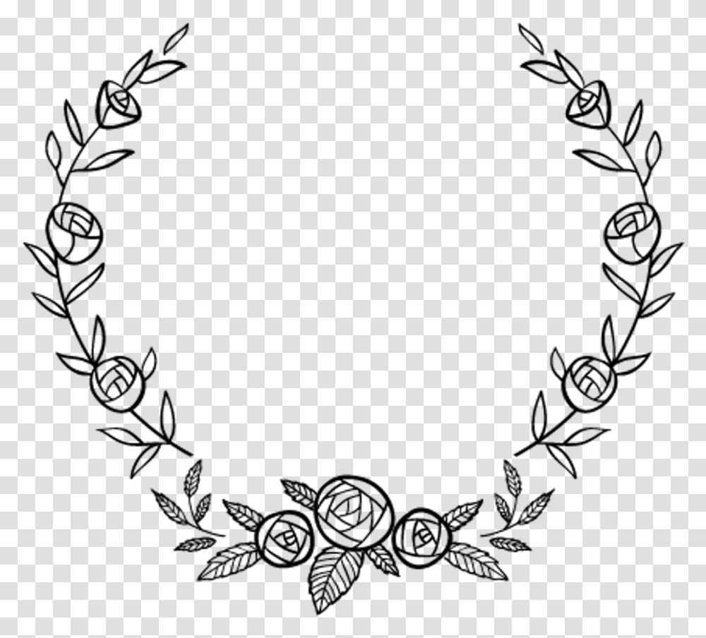 Black And White Flower Circle, Gray, World Of Warcraft Transparent Png
