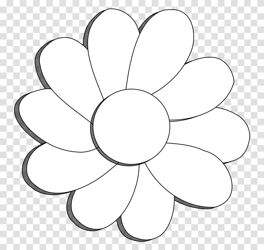 Black And White Flower Clip Art Flowers Black And Clip Art, Lamp, Texture Transparent Png
