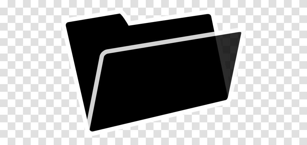 Black And White Folder Clip Art, Electronics, File Transparent Png