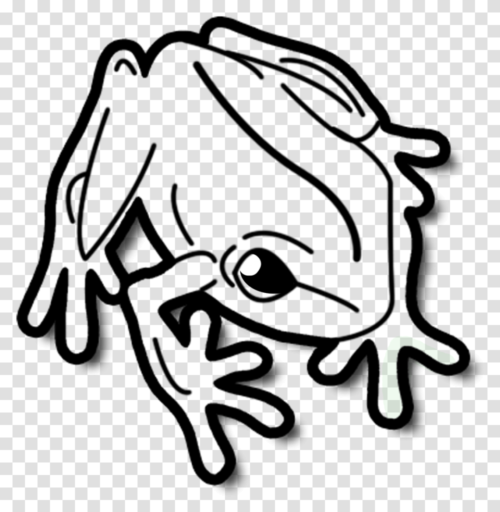 Black And White Frog Jumping Puerto Rico Templates, Flare, Light, Moon Transparent Png