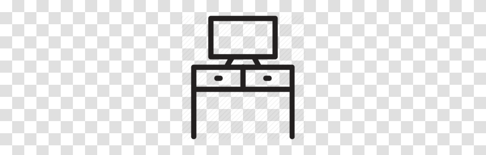 Black And White Furniture Clipart, Cabinet, Rug, Drawer, Stencil Transparent Png