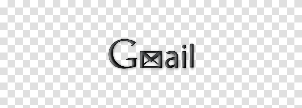 Black And White Gmail Logo, Emblem, Alphabet Transparent Png