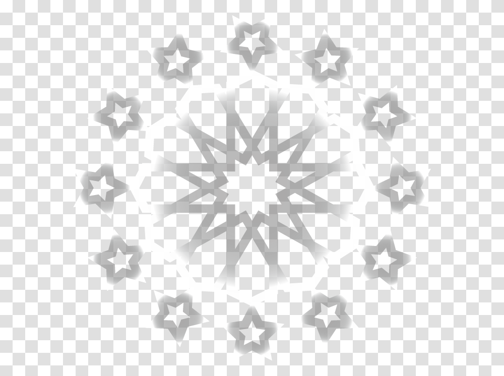 Black And White Grey Snowflake Asian Road Cycling Championship 2019, Star Symbol, Rug, Stencil Transparent Png