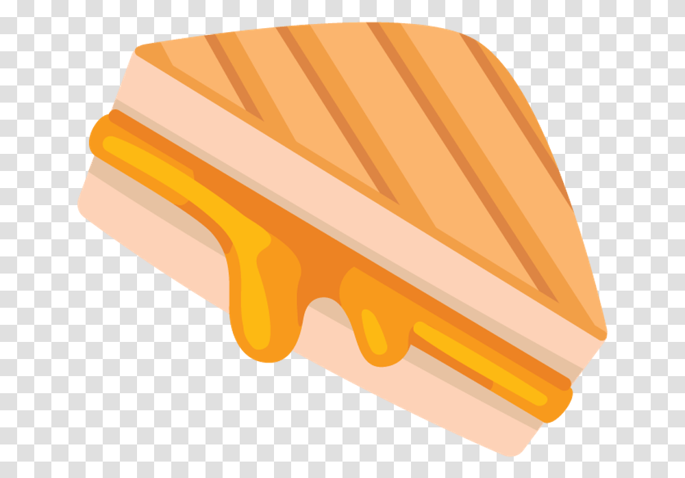 Black And White Grilled Cheese Grilled Cheese Sandwich Cartoon, Sliced, Toast, Bread, Food Transparent Png