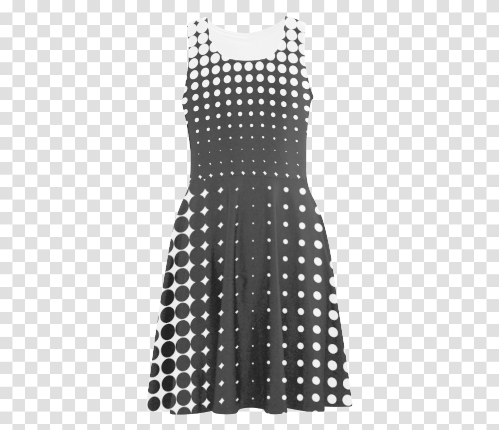 Black And White Halftone Pattern By Artformdesigns, Dress, Apparel, Texture Transparent Png