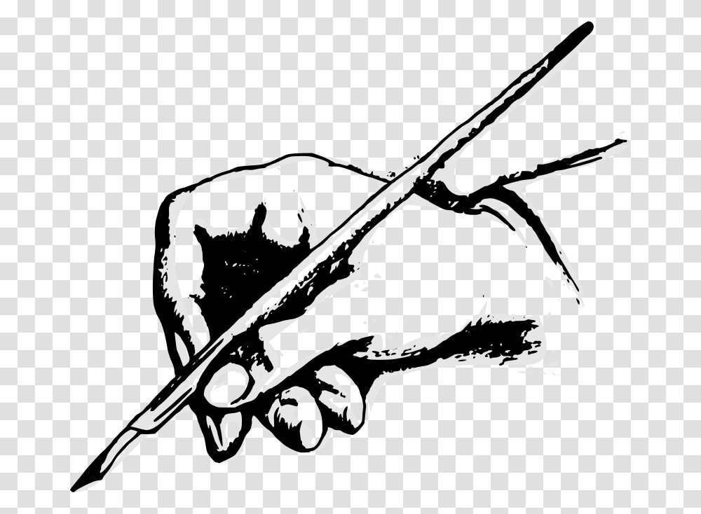 Black And White Hand Writing Clipart, Leisure Activities, Stencil, Musical Instrument Transparent Png