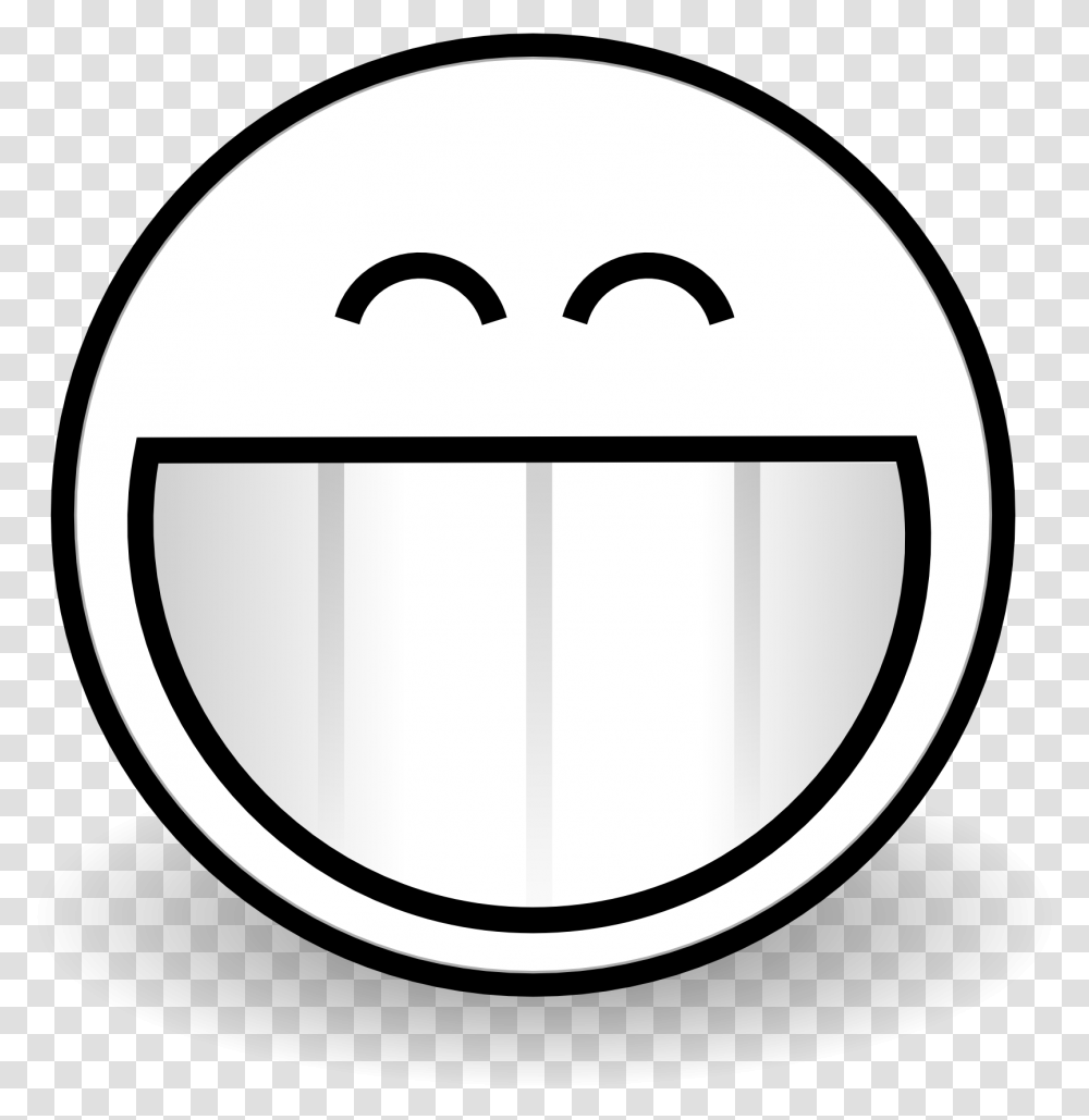 Black And White Happy Face Clip Art, Armor, Label, Shield Transparent Png