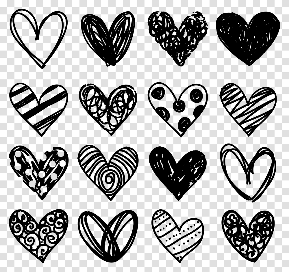 Black And White Hearts Clipart, Gray, World Of Warcraft Transparent Png