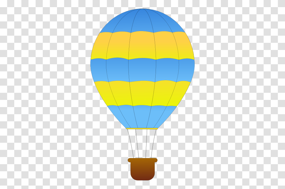 Black And White Hot Air Balloon Clipart, Aircraft, Vehicle, Transportation, Adventure Transparent Png