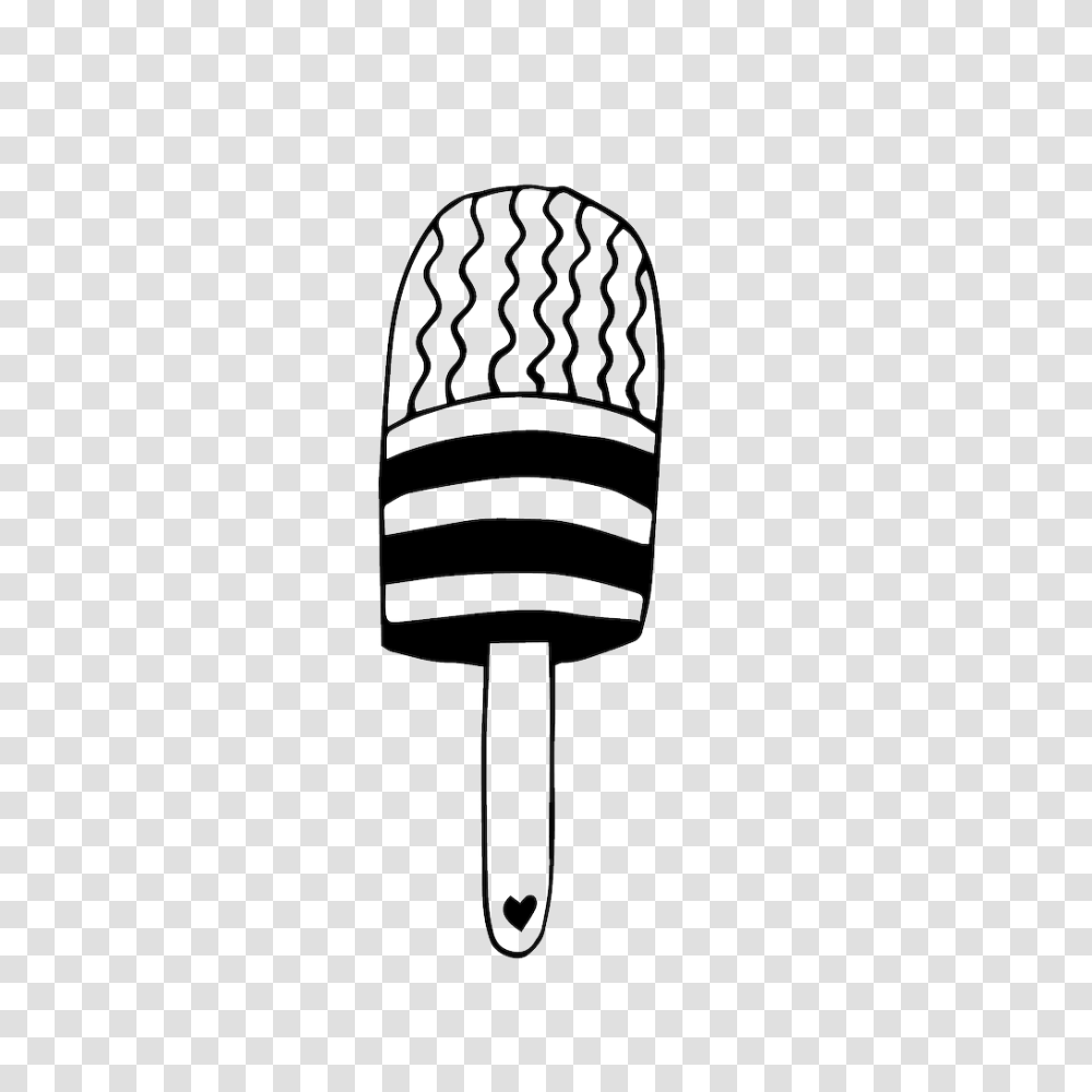 Black And White Ice Cream Cartoon Vector Free Download Vector, Sweets, Food, Cushion, Chair Transparent Png