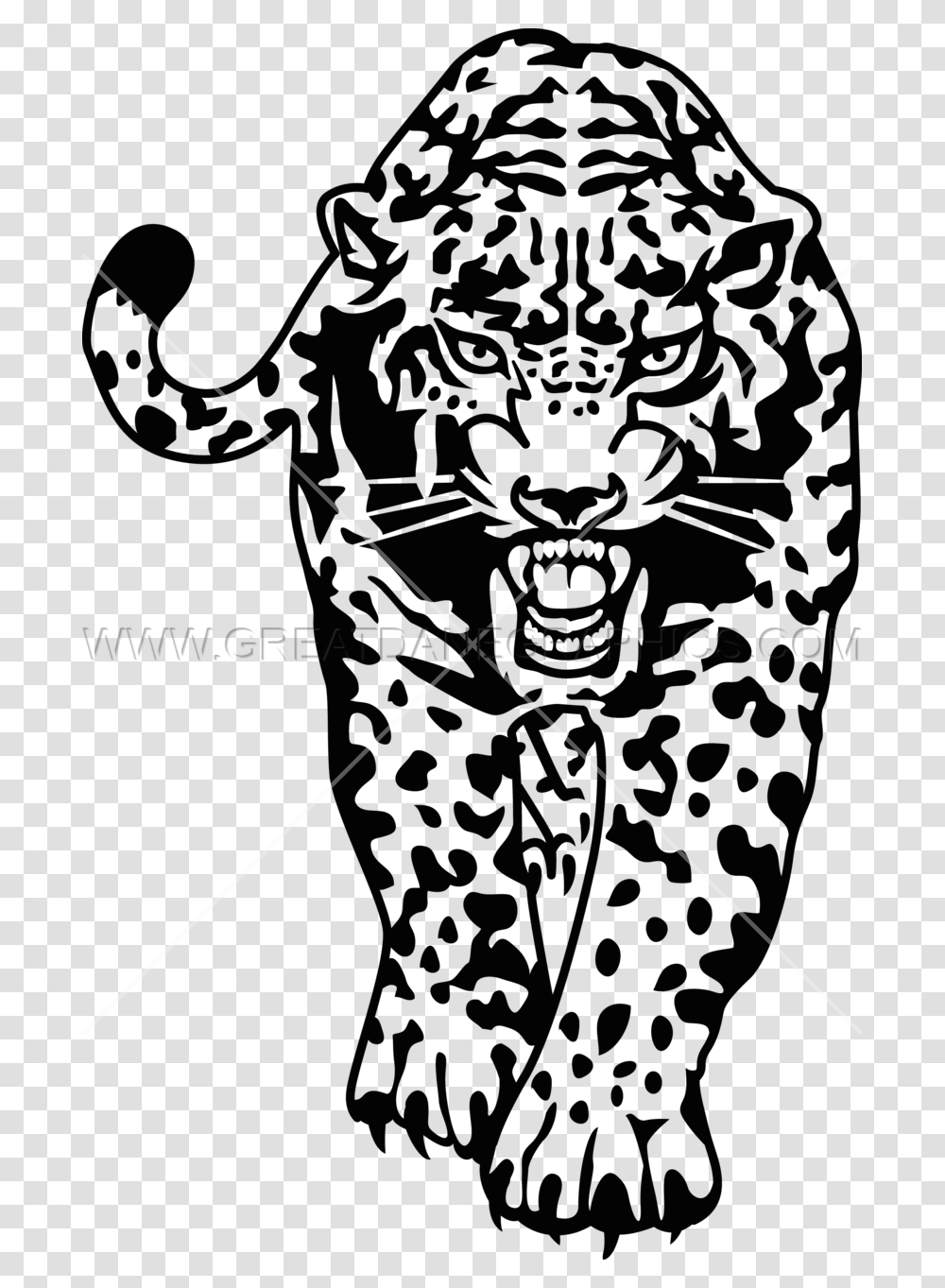Стилизованное изображение ягуара