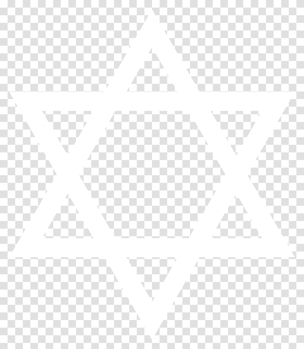 Black And White Jewish Star, Star Symbol Transparent Png