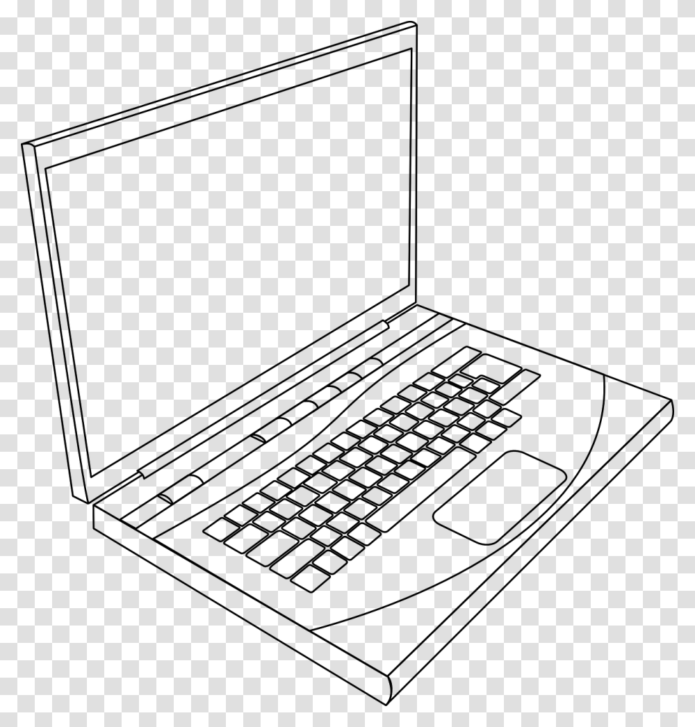 Black And White Laptop, Gray, World Of Warcraft Transparent Png