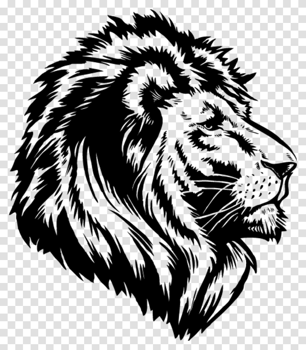 Black And White Lion, Gray, World Of Warcraft Transparent Png