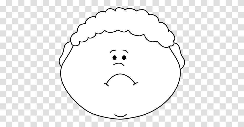 Black And White Little Boy Sad Face Think Sheets And More, Food, Bowl, Snowman, Winter Transparent Png