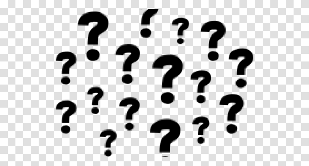 Black And White Lot Of Question Marks, Gray, World Of Warcraft Transparent Png