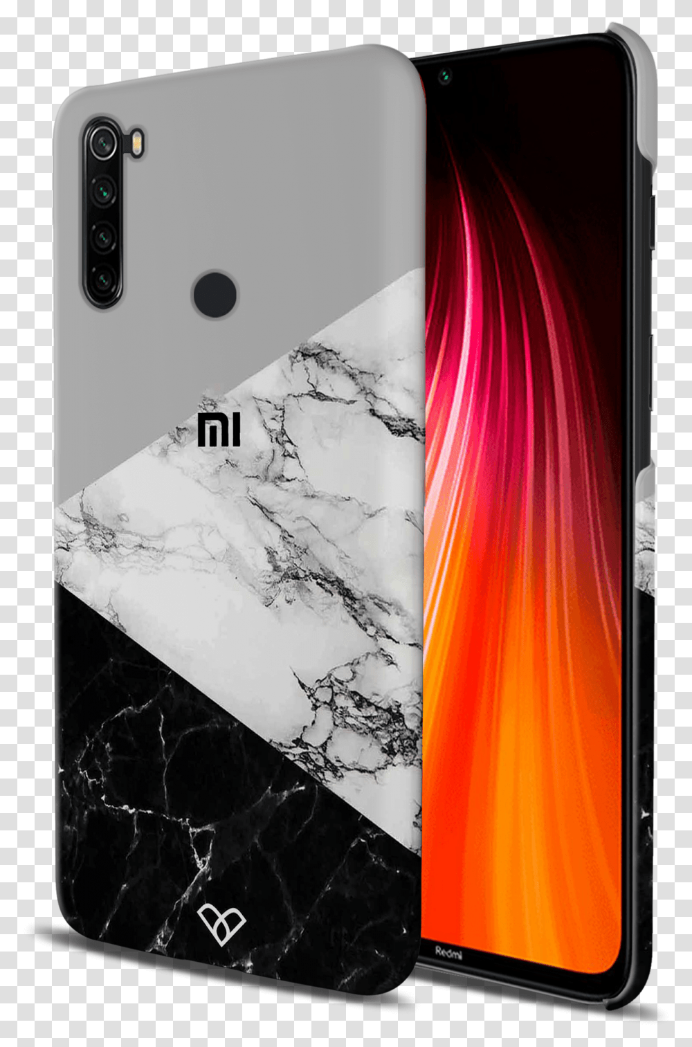 Black And White Marble Slim Case And Cover For Redmi Iphone, Mobile Phone, Electronics, Cell Phone Transparent Png
