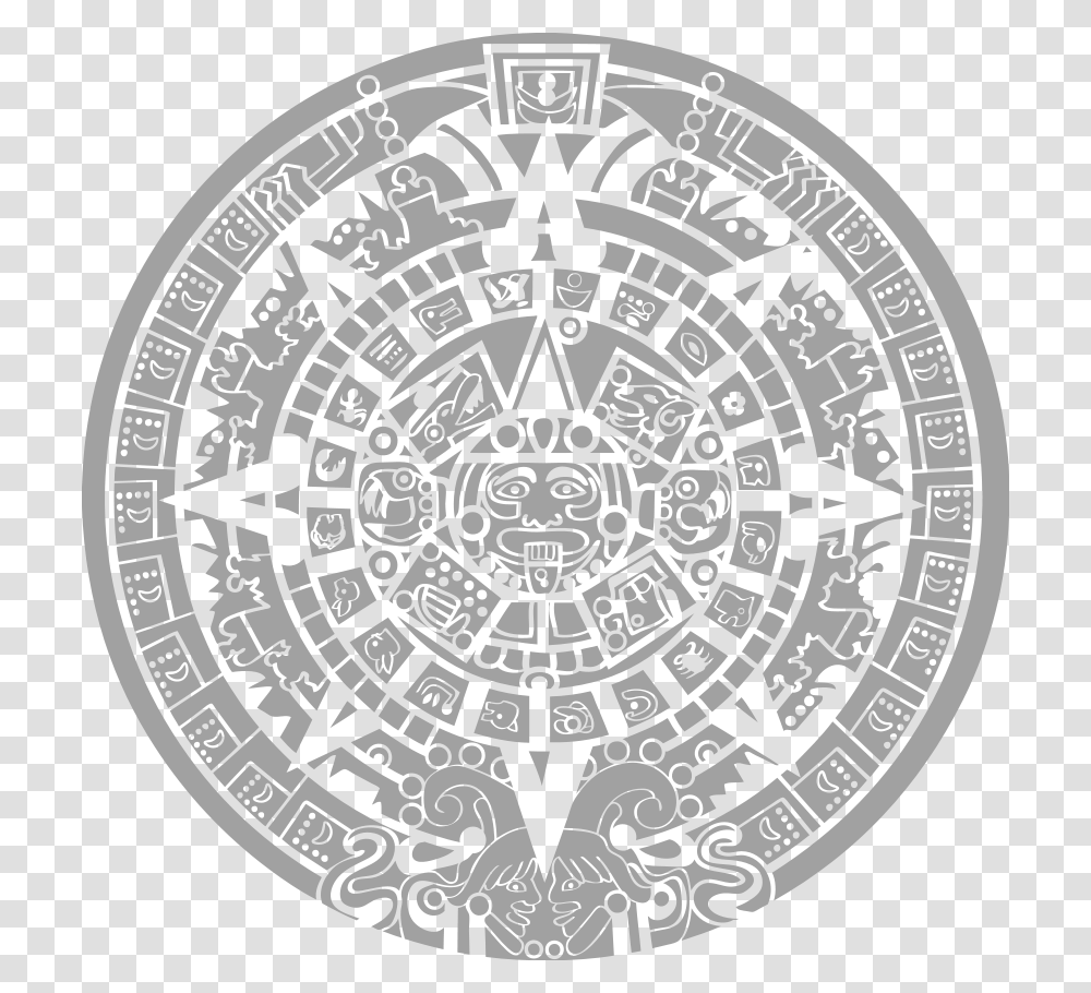 Black And White Mayan Calendar, Clock Tower, Architecture, Building Transparent Png