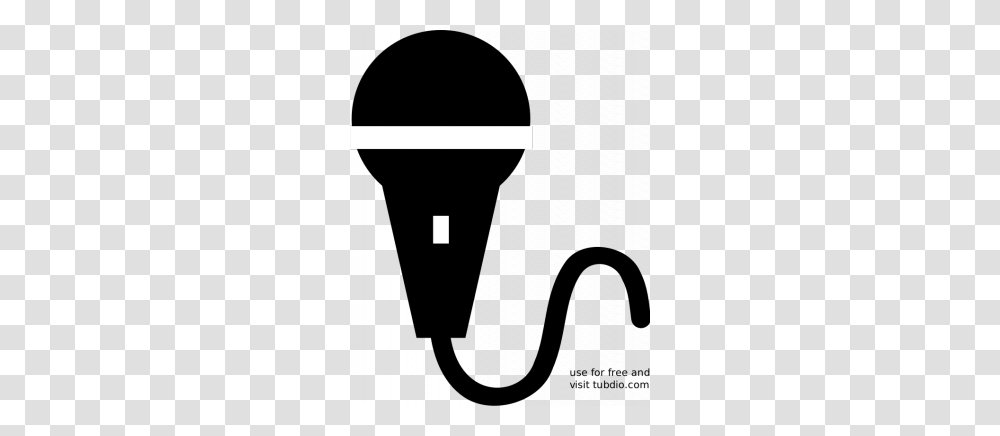 Black And White Microphone Icon Vector, Plan, Plot, Diagram Transparent Png