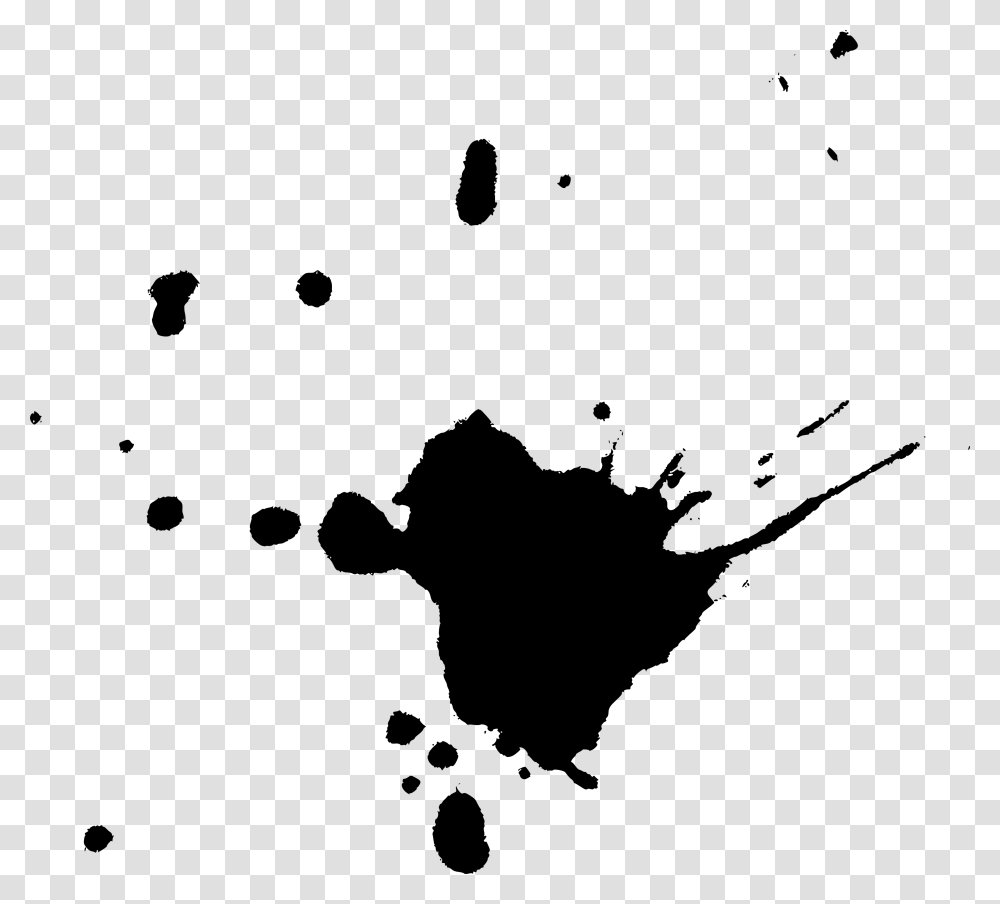 Black And White Paint, Stencil, Bird, Animal, Stain Transparent Png