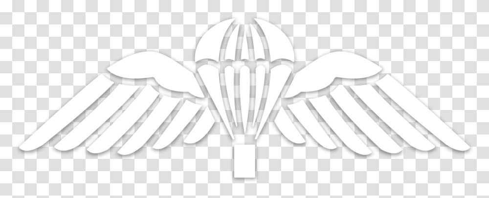 Black And White Parachute Clipart Black And White British Wings, Animal, Insect, Invertebrate, Bee Transparent Png