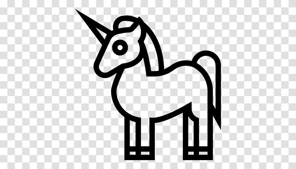 Black And White Party Horn Drawing For Free Download On Ya, Stencil, Mammal, Animal, Horse Transparent Png