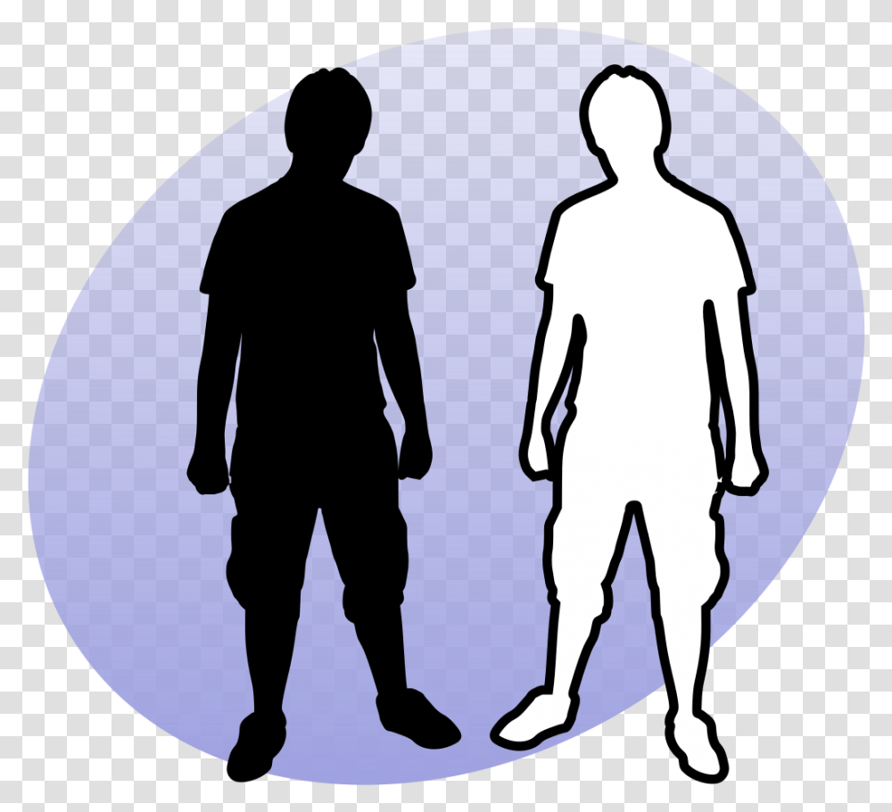 Black And White Person Silhouette, Outdoors, Nature, People, Leisure Activities Transparent Png