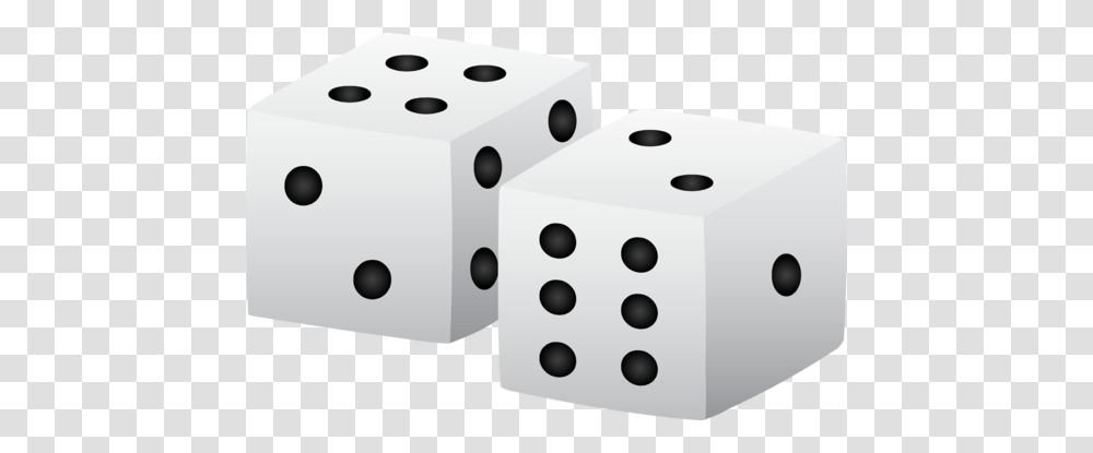 Black And White Playing Dice, Game Transparent Png