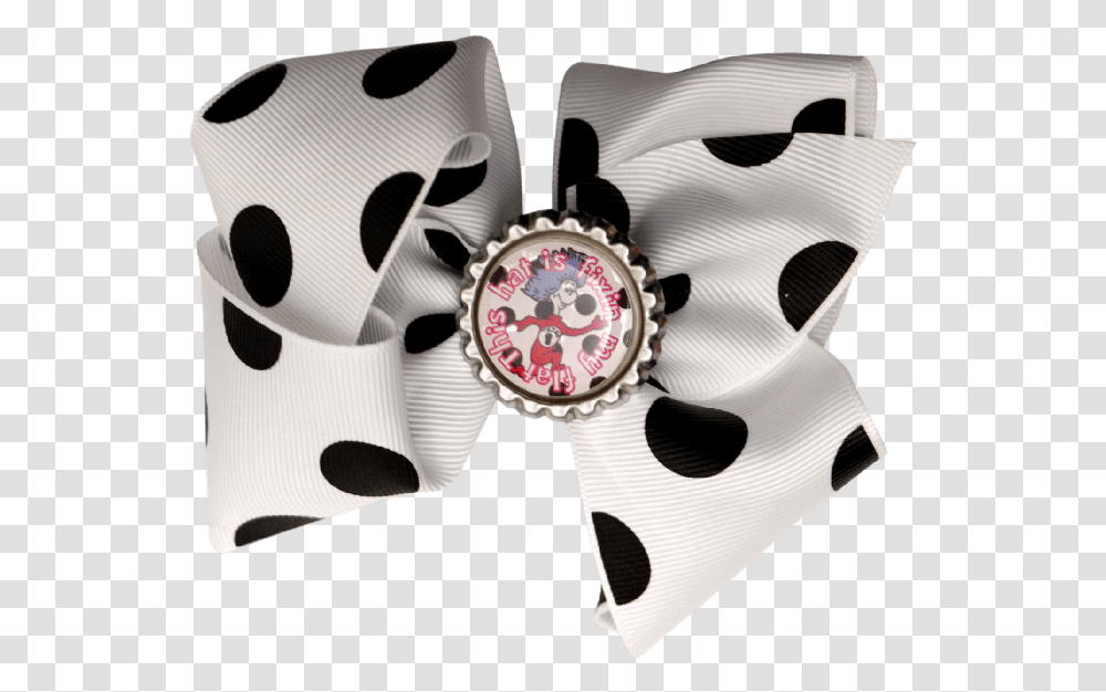 Black And White Polka Dot Seuss Bow Gift Wrapping, Accessories, Accessory, Jewelry, Brooch Transparent Png