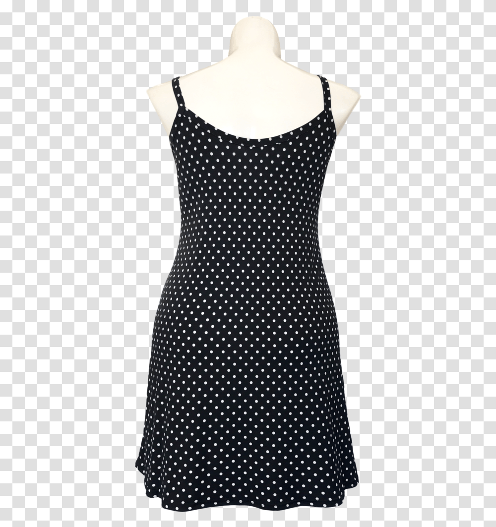 Black And White Polka Dot Slip Dress Greta For Missy Purple Polka Dot Dress, Apparel, Texture, Person Transparent Png