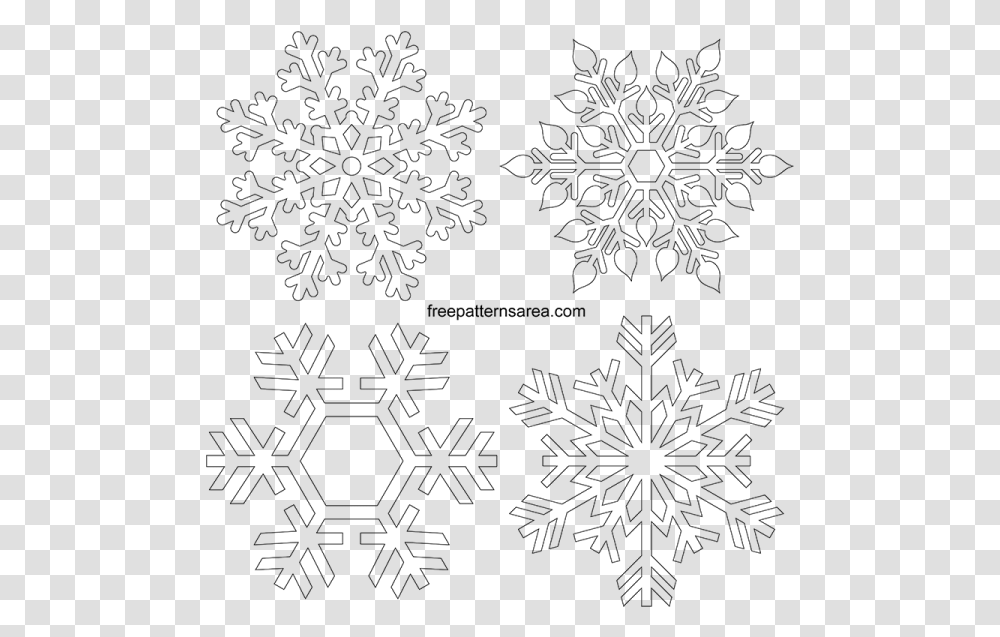 Black And White Printable Snowflake Clipart, Gray, World Of Warcraft Transparent Png