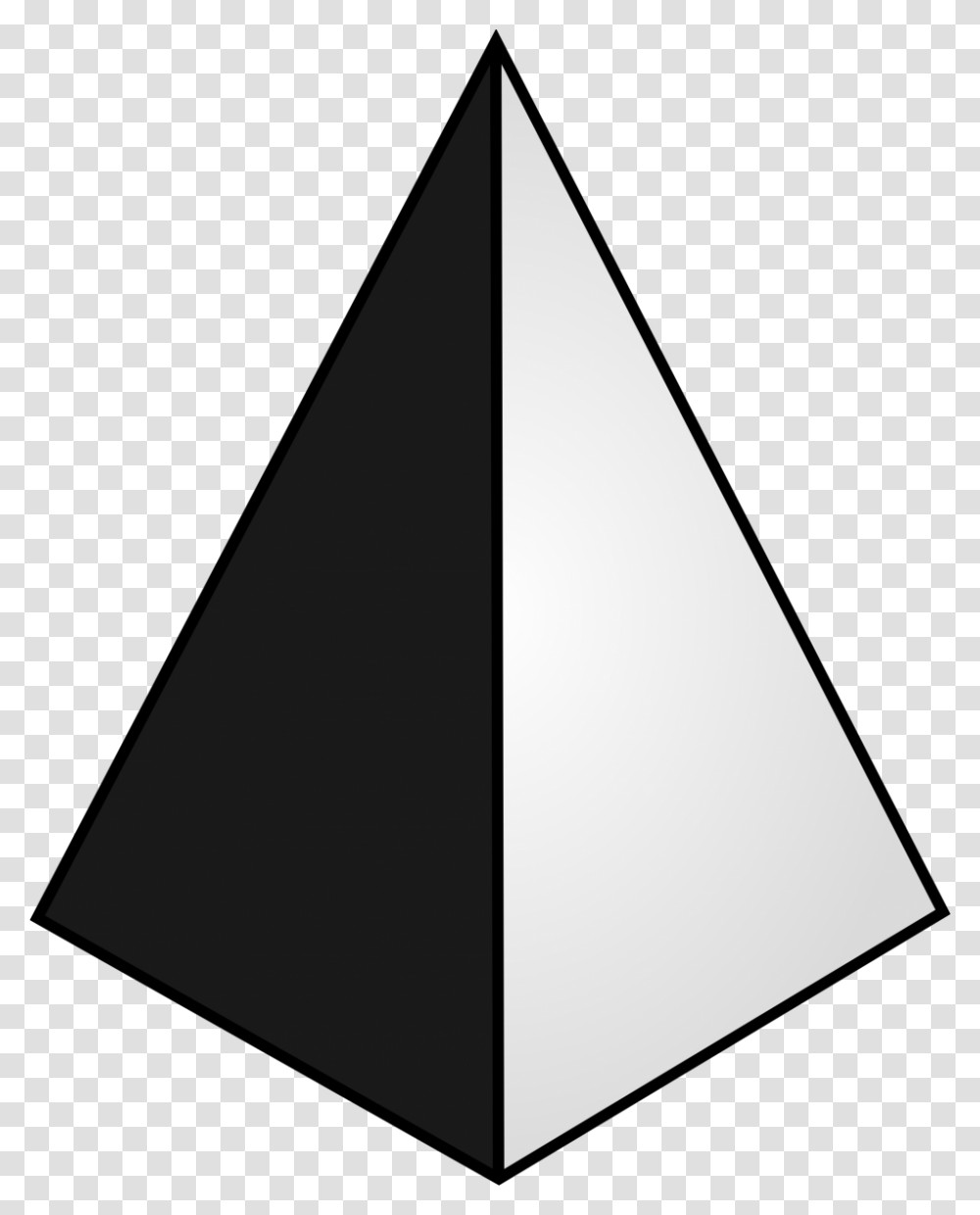 Black And White Pyramid, Triangle, Lighting, Cone, Metropolis Transparent Png