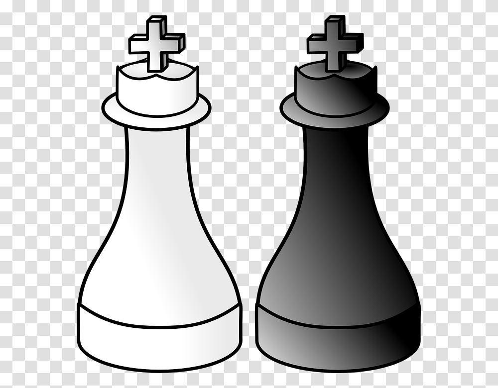 Black And White Queens, Lamp, Bottle, Chess, Game Transparent Png